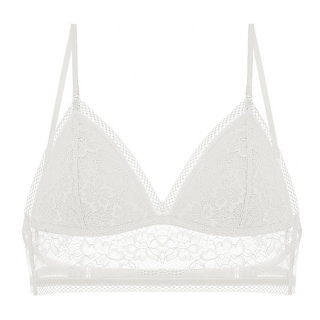 Women's Push Up Bras Triangle Cup Pure Color Hook & Eye Nylon Sexy 1PC Bras & Bralettes