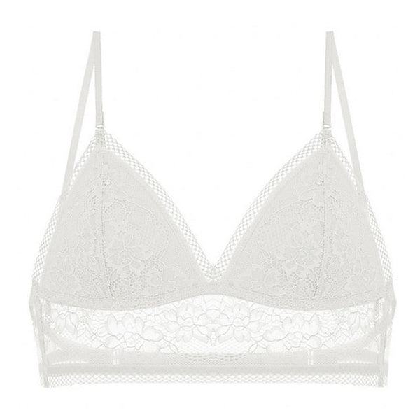 Women's Push Up Bras Triangle Cup Pure Color Hook & Eye Nylon Sexy 1PC Bras & Bralettes