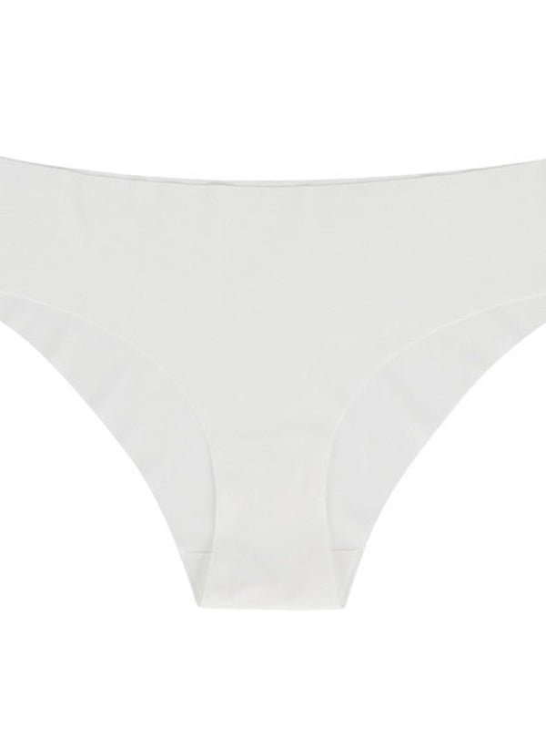 Women's Sexy Panties Brief Underwear 3 PCs Underwear Simple Sexy Comfort Hole Pure Color Nylon Low Waist Black Purple Pink
