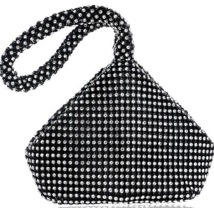 Fully Diamonds Cover Polyester Zipper Bag For New Year Gift Secondary image