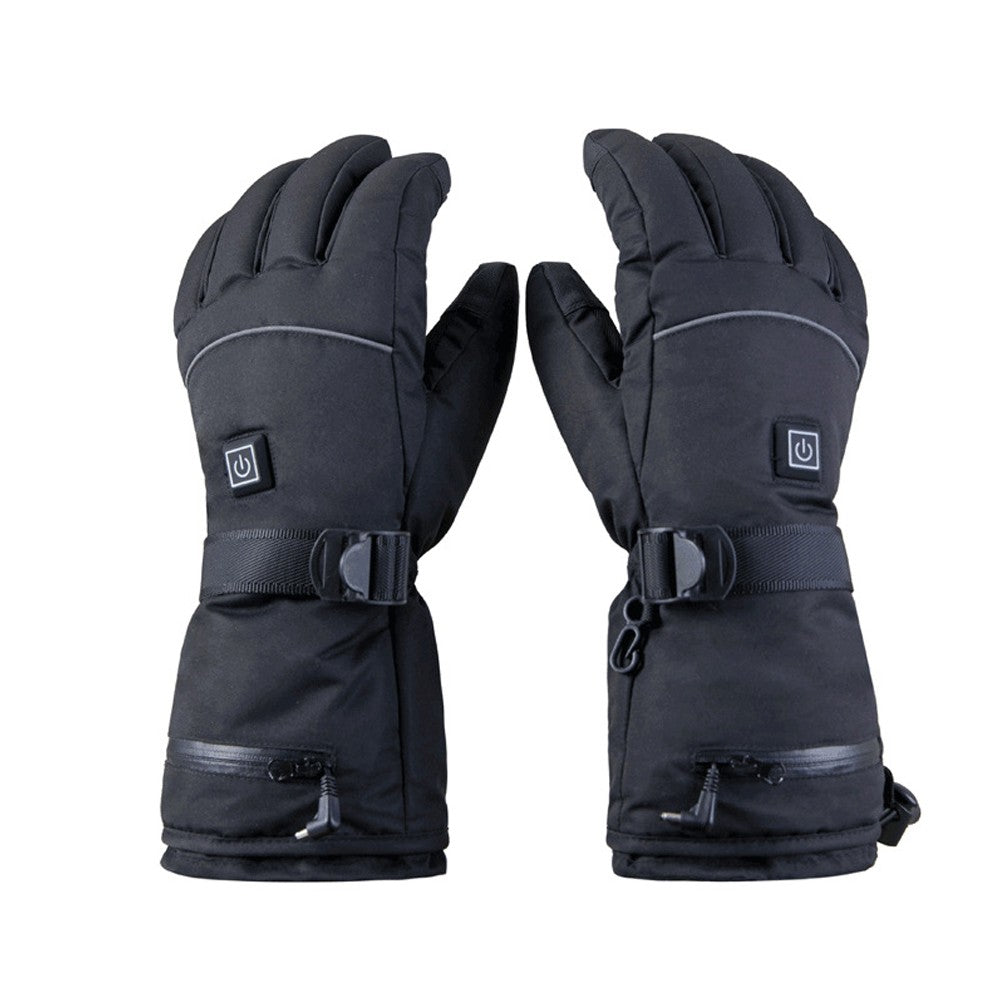 Waterproof Electric Heated Gloves: 3 Heat Levels for Winter Driving, Skiing, Hiking, Fishing, Hunting Main image