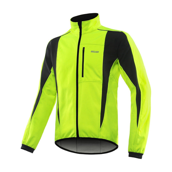 Winter Warm UP Cycling Jacket Breathable Bike Outerwear Windproof Waterproof Cycling Jacket