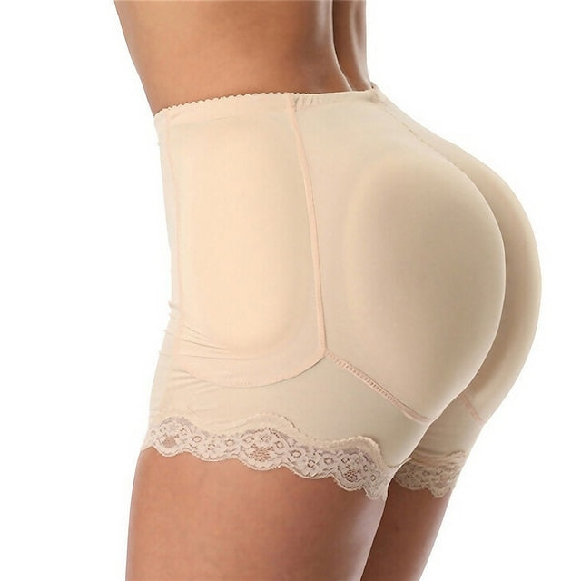 Women Shapers Plus Size 5XL Push Up Tummy Control Ladies Panties Lace High Waist Fake Ass Padded Female Shapwear Secondary image