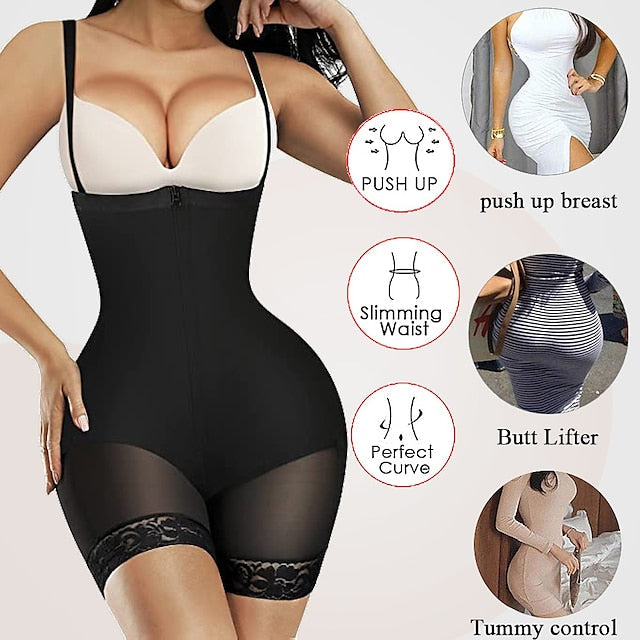 Women Slimming Body Shaper Seamless Butt Lifter Bodysuits Push Up Shapewear Underwear Corset Fajas Colombianas Waist Trainer Bodysuit