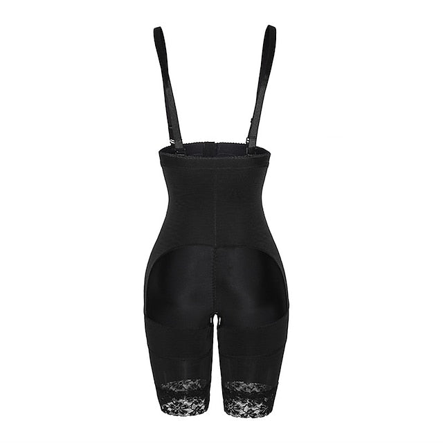 Cross-border Elastic Mesh Body Sculpting Pants High Waist Abdomen Hip Lift Pants Lace Open Crotch Body Shaper Secondary image