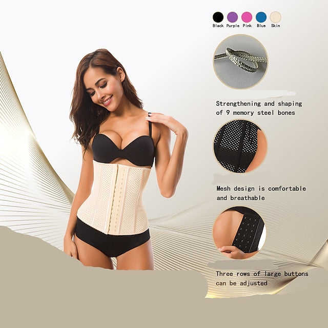 Women Corset Waist Trainer Tummy Control Shapewear Postpartum Belly Wrap Girdle Slim Body Shaper
