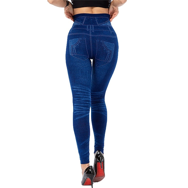 Women's Control Butt Lift Ankle-Length Casual Fashion Skinny Elasticity Denim Pants Secondary image