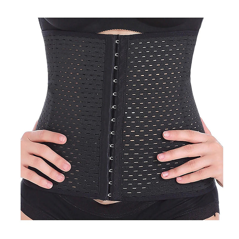 Women's Waist Trainer Corset Shapewear Slimming Belt Body Shaper 3-Breasted