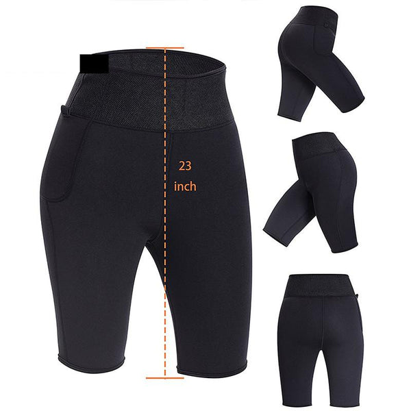 Women Sauna Hot Sweat Fat Burning Compression Slimming Leggings for Indoor Outdoor
