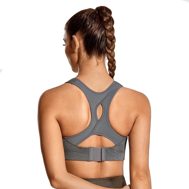 Women's Seamless High Impact Quick Drying Full Coverage Padded Sports Bra
