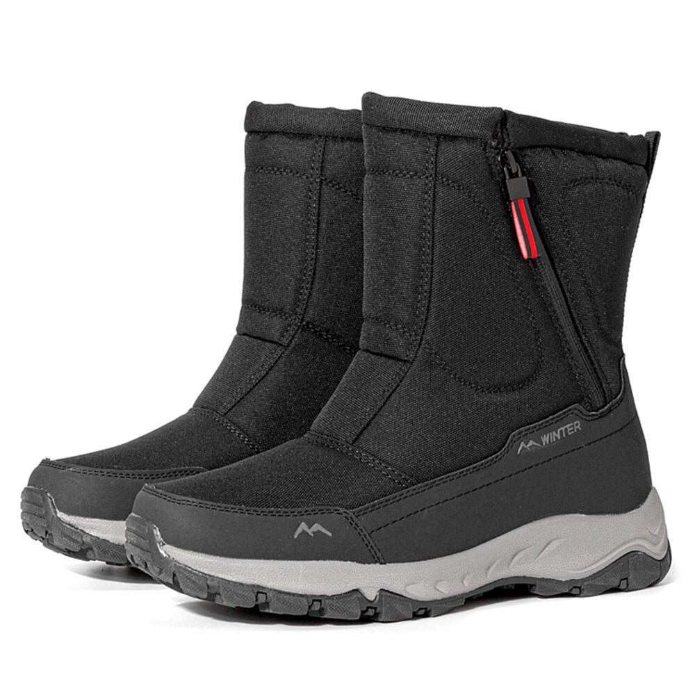 Men's Waterproof Non-slip Warm Snow Boots with Side-zip and Plus Velvet Main image