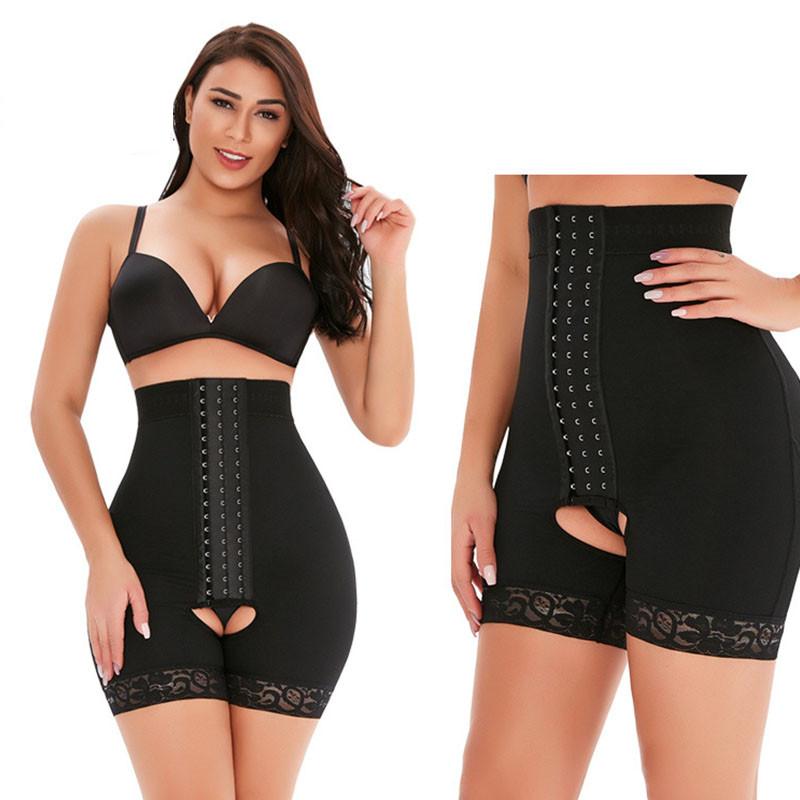 Butt Lifter Women High Waist Panties Slimming Tummy Control Breathable Shapewear Hook