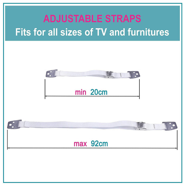 Baby & Toddler Anti-tip Safety Straps 4 Pack