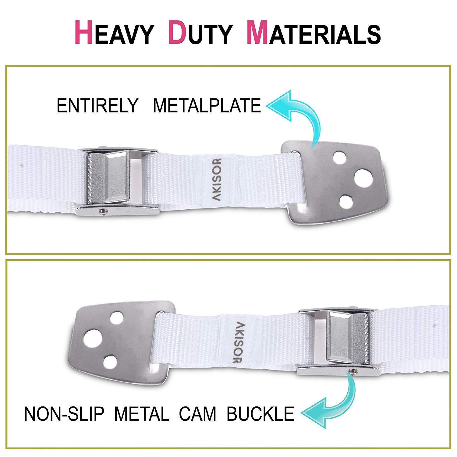 Baby & Toddler Anti-tip Safety Straps 4 Pack Secondary image