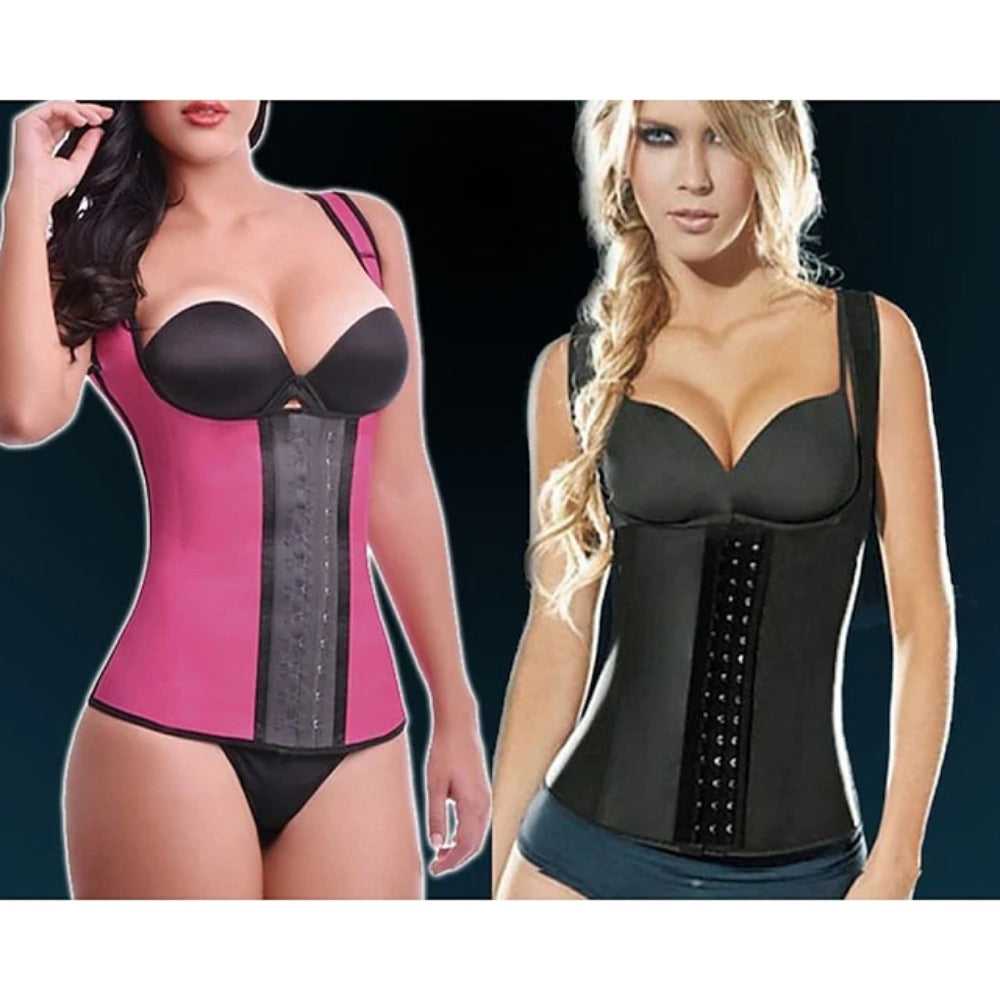 Body Shaper Sweat Plus Size Firm Waist Trainer Women Slimming Vest Shapewear Adjustable Corset Weight Loss Tummy Shaper Secondary image