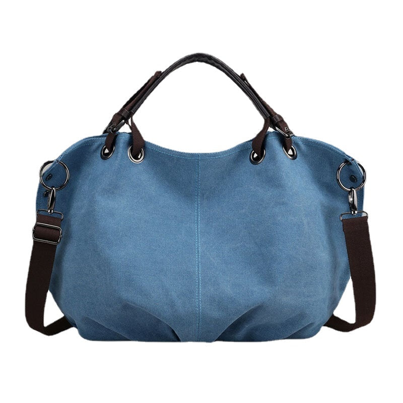women canvas vintage handbag shoulder bag for outdoor Main image