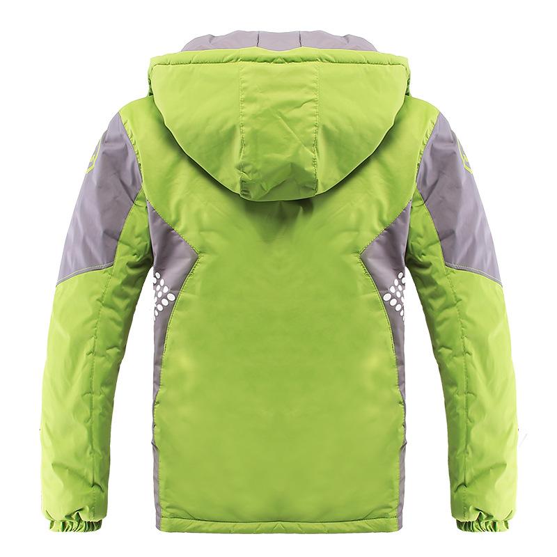 Kids Outerwear Waterproof Cotton-Padded Jackets For Unisex