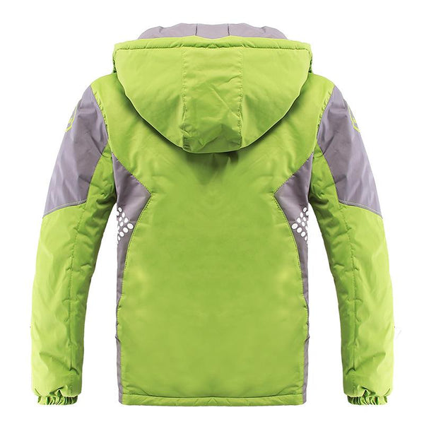Kids Outerwear Waterproof Cotton-Padded Jackets For Unisex