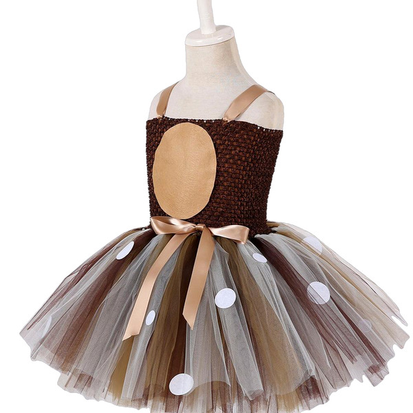 Christmas Deer Baby Girls 1St Birthday Party Dresses - Sheseelady
