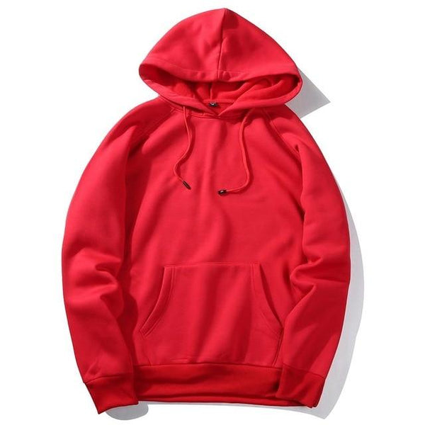 Men's Warm Fleece Hoodie Sweatshirt for Spring & Autumn