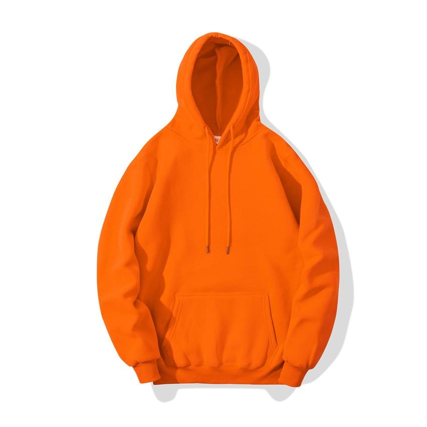 Men's Solid Color Casual Hoodie Sweatshirt Top