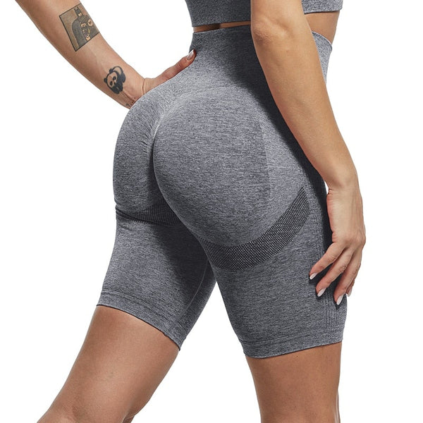 Sexy Women's High Waist Push Up Leggings & Slim Fit Fitness Shirt