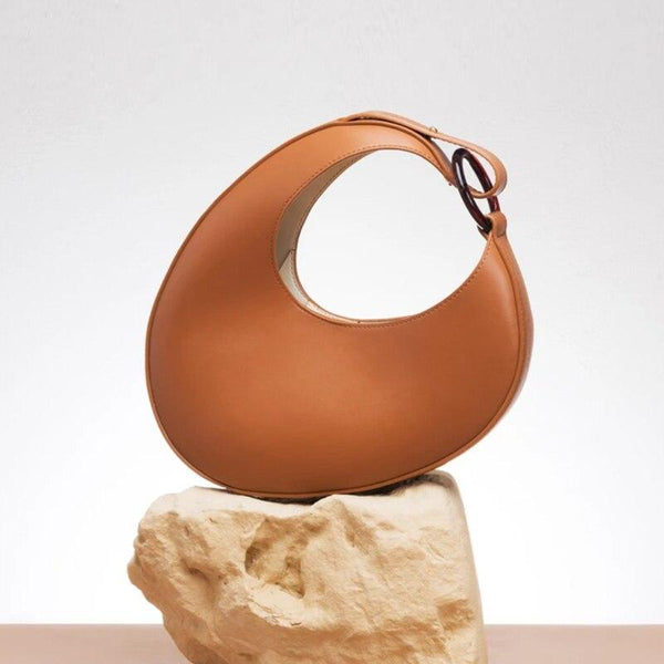 Fashion Luxury Handbags Women Crescent Shape Personality Large Capacity Underarm Bag