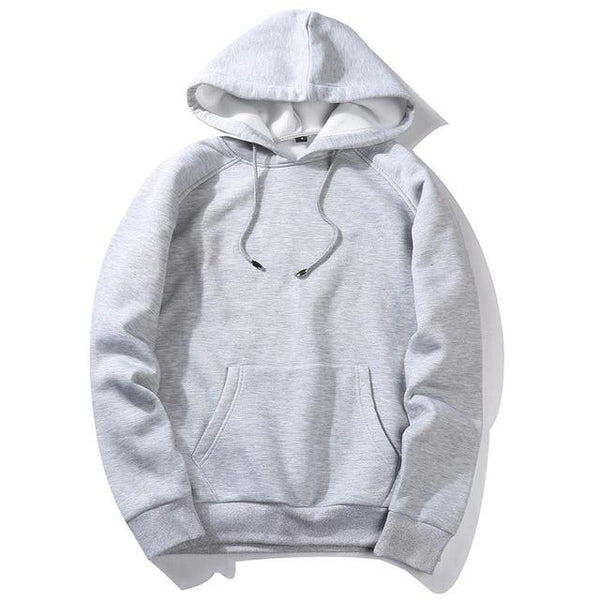 Men's Warm Fleece Hoodie Sweatshirt for Spring & Autumn