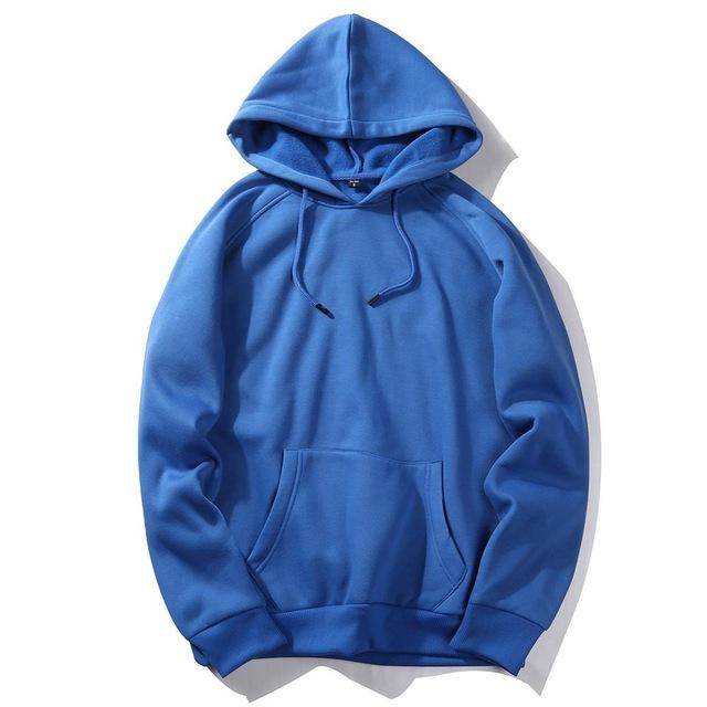 Men's Warm Fleece Hoodie Sweatshirt for Spring & Autumn