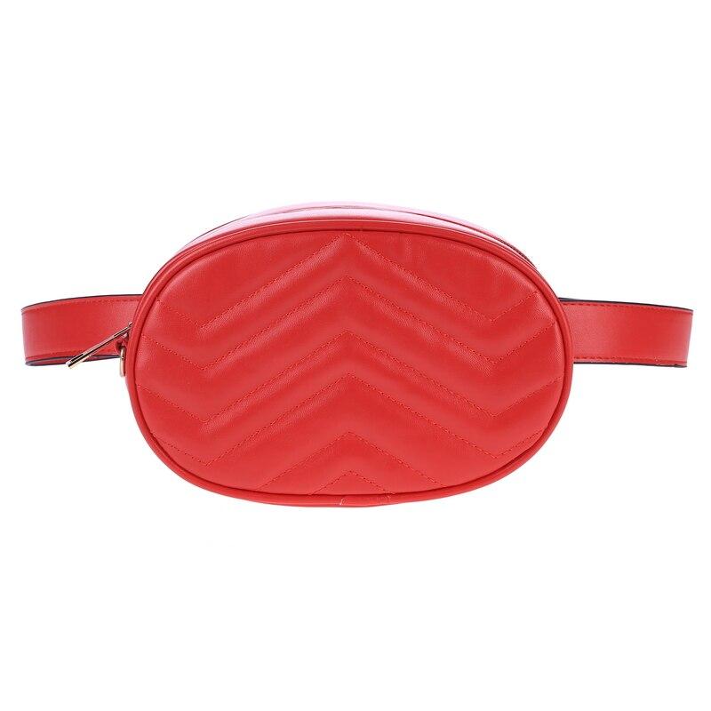 Bags for Women Pack Waist Round Belt Luxury Leather Chest Handbag