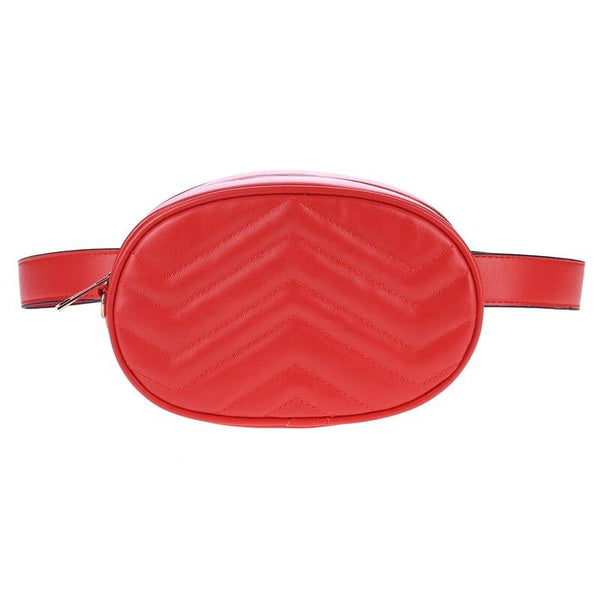 Bags for Women Pack Waist Round Belt Luxury Leather Chest Handbag