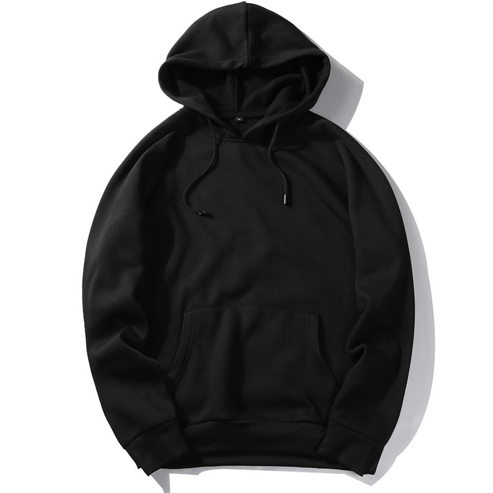 Men's Warm Fleece Hoodie Sweatshirt for Spring & Autumn