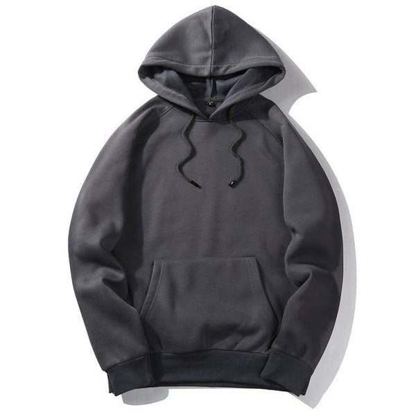 Men's Warm Fleece Hoodie Sweatshirt for Spring & Autumn