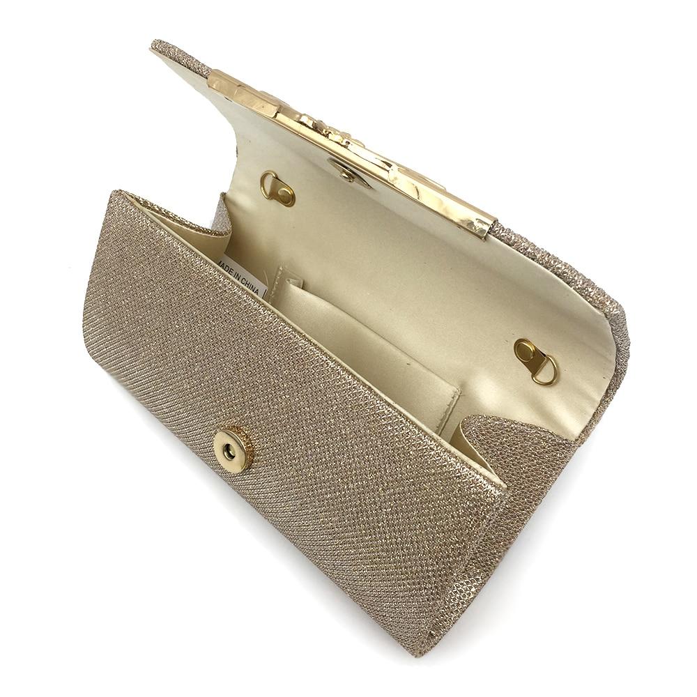 Polyester Party Banquet Glitter Clutch Bag For Girls Secondary image