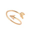 Classical Silver Color Arrow Ring Fashion Ring For Women Adjustable Engagement Wedding Gift Jewelry - Sheseelady