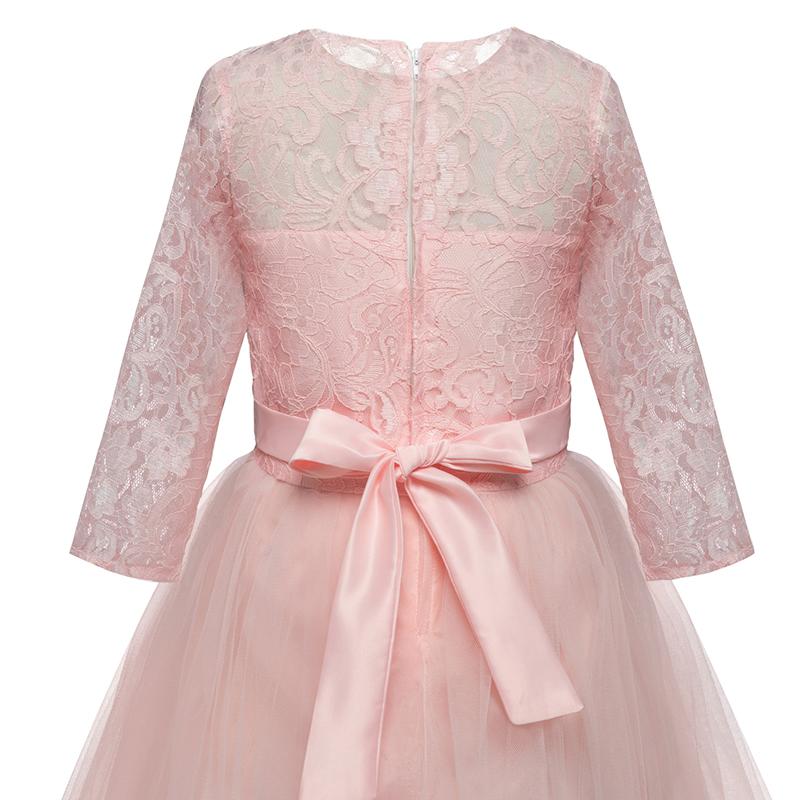 Girls' Embroidered Formal Ball Gown for Weddings & Parties