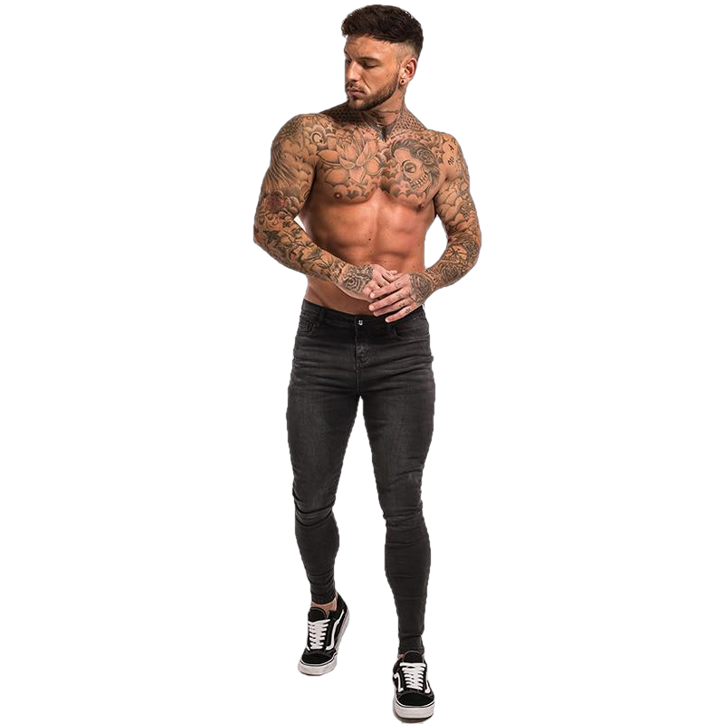Skinny Jeans For Super Stretch Mens Skinny Tight Pants Comfortable Secondary image