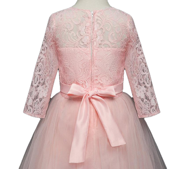 Girls' Long Evening Party Wedding Dress