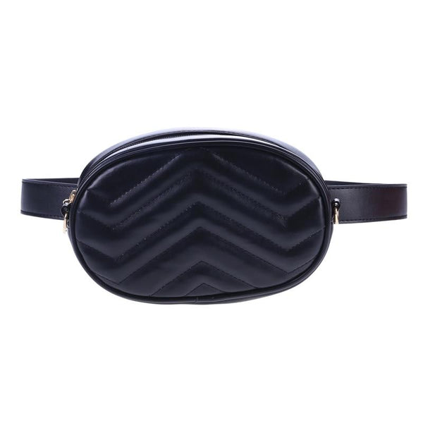 Bags for Women Pack Waist Round Belt Luxury Leather Chest Handbag