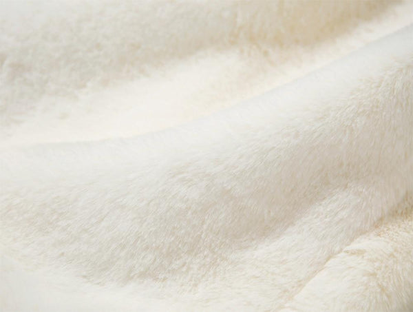 Thick Lambswool Winter Women Jacket Faux Fur Wool Coats Back Zippers