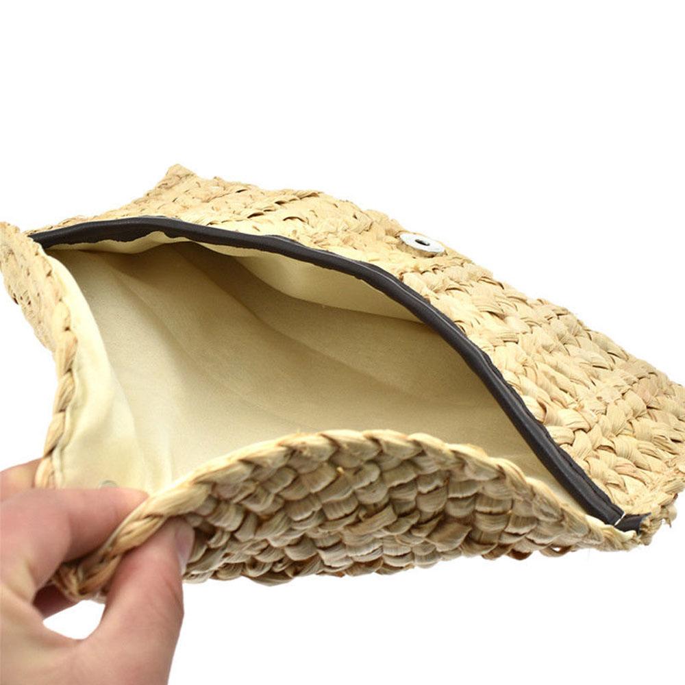 Summer Style Corn Peels Straw Handmade Bohemian Beach Bag