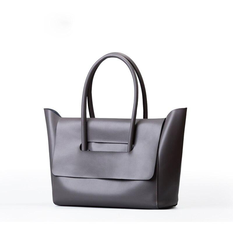 Women Bags Genuine Leather Handbag Bag Soft Leather Big Tote Shoulder Brief Work Secondary image