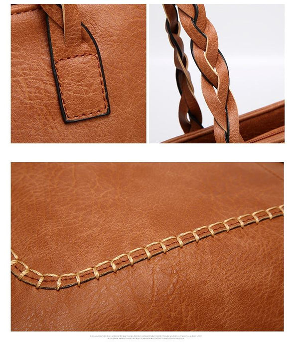 Women Shoulder Bag Female Retro Daily Causal Totes Handbag