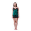 Women's Satin Spaghetti Strap Pajama Set - Cami Top & Shorts Combo