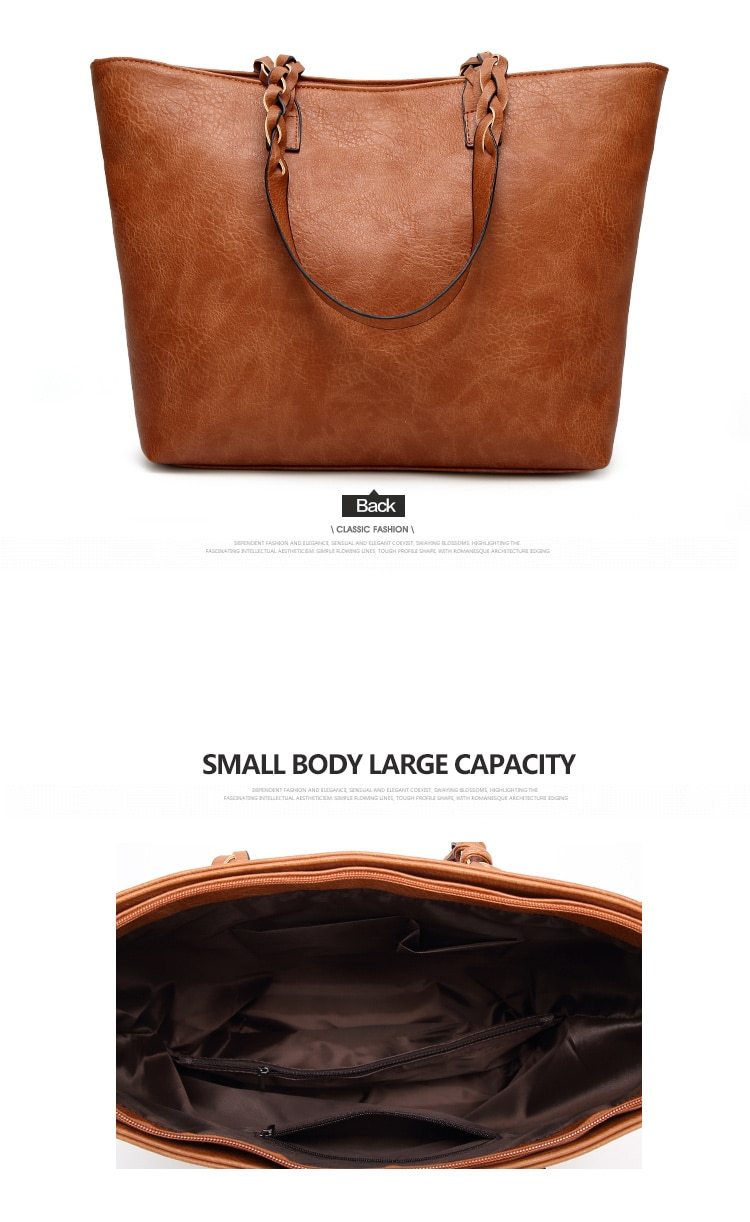 Women Shoulder Bag Female Retro Daily Causal Totes Handbag