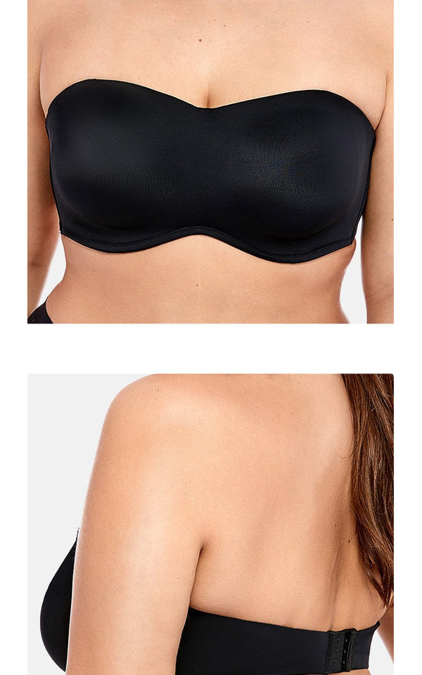 Women'S Smooth Seamless Invisible Underwire Strapless Minimizer Bra