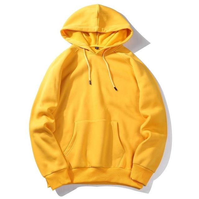 Men's Warm Fleece Hoodie Sweatshirt for Spring & Autumn