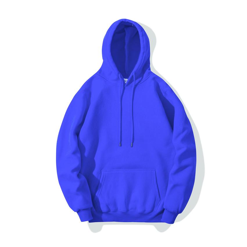 Men's Solid Color Casual Hoodie Sweatshirt Top