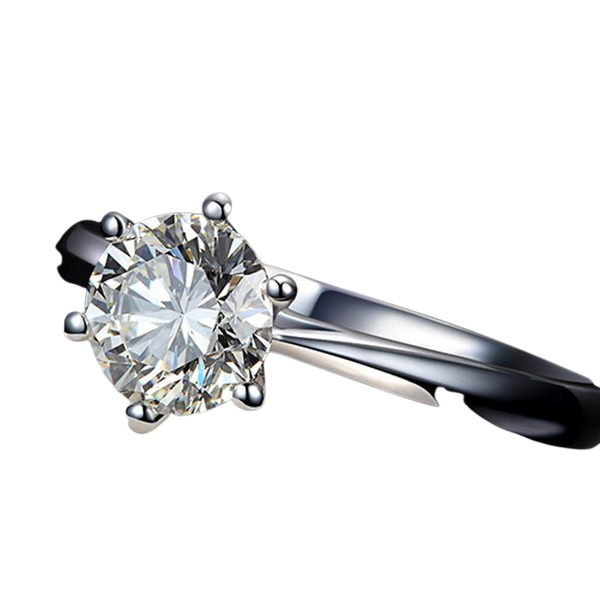 Romantic Wedding Rings Jewelry Cubic Zirconia 925 Sterling