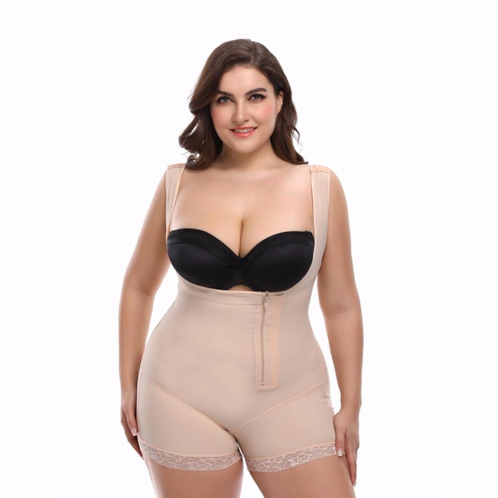 Full Body Shaper Shapewear Powernet Slimming Briefs Butt Lift Tummy Control Waist Trainer Plus Size - Sheseelady Main image